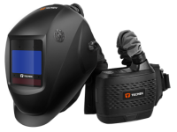 Сварочная маска с автоматическим светофильтром Tecmen ADF 815S TM16 черная с PAPR (внешн. кнопка зачистки)