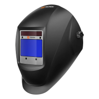 Сварочная маска с автоматическим светофильтром Tecmen ADF - 800S TM16 черная
