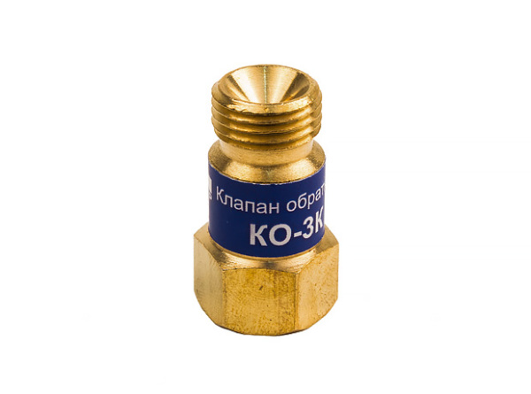 КЕДР Клапан обратный КЕДР КО-3К (кислород), на вход резака /горелки, М16х1,5